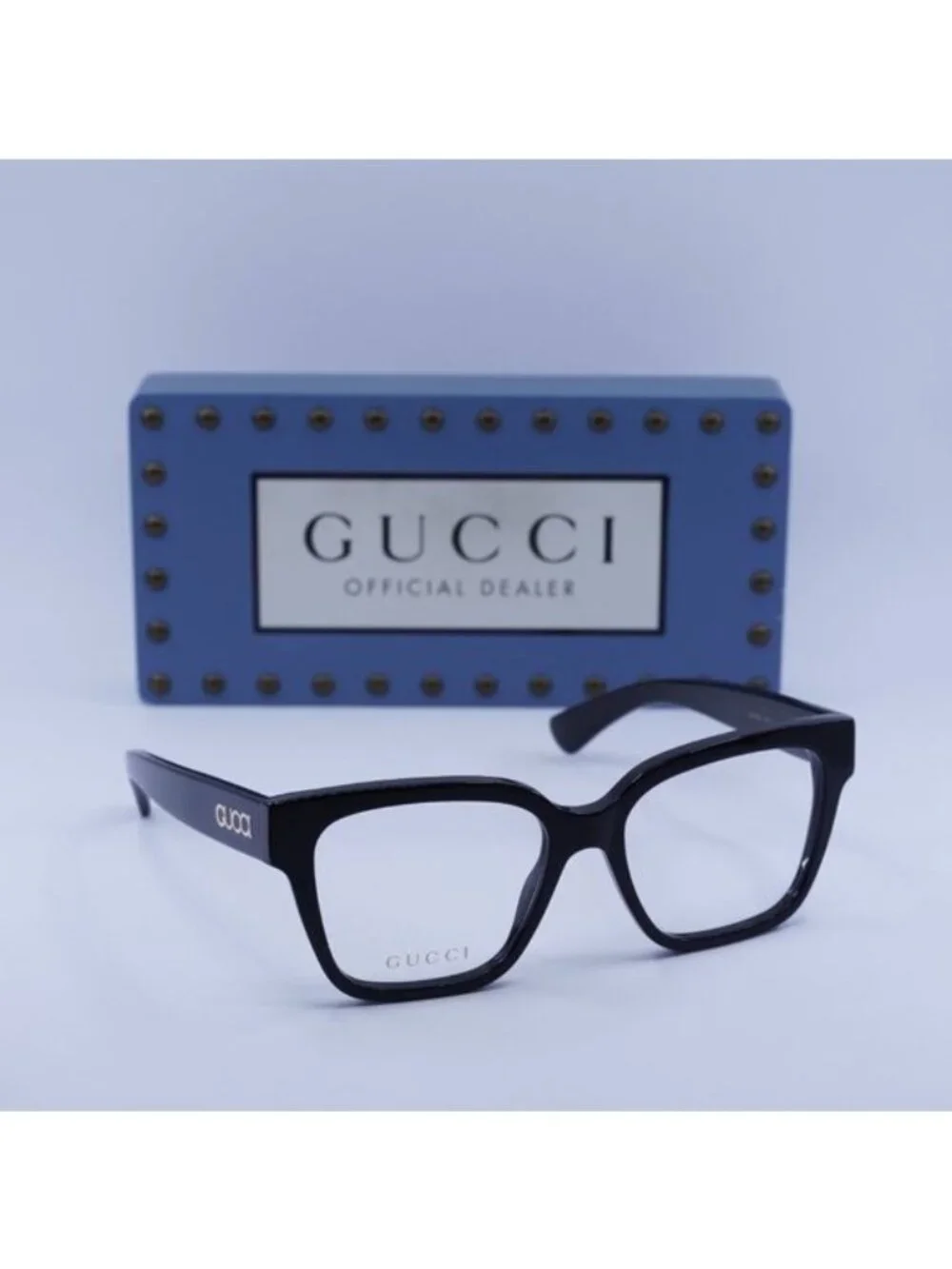 Gucci GG1791O 005 Cat Eye Eyeglasses - Shiny Black 53mm